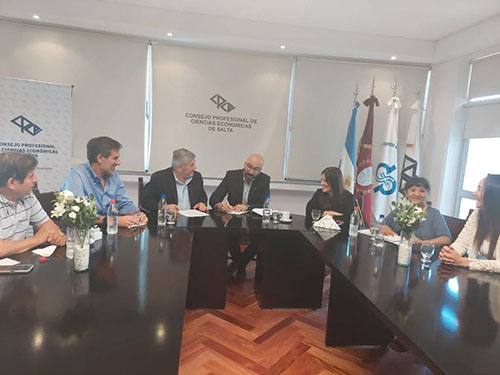 Reuniones con Directores Operativos de la DGR Salta y Firma de Convenio con el C.P.C.E de la provincia de Salta