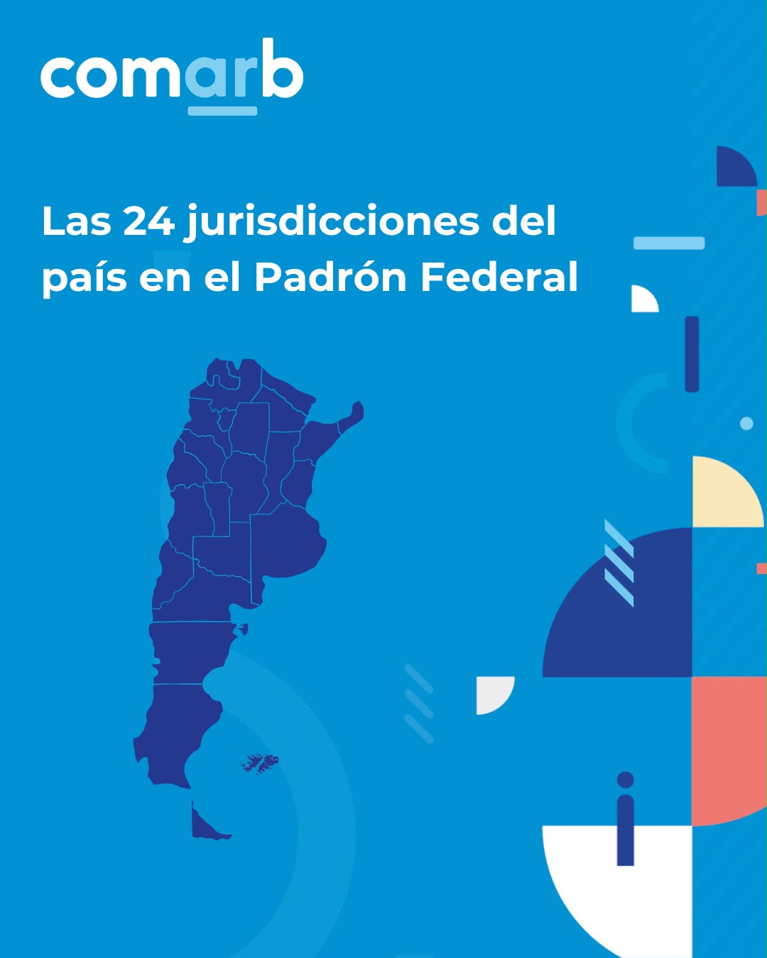 Las 24 Jurisdicciónes del País en el Padrón de la Comarb